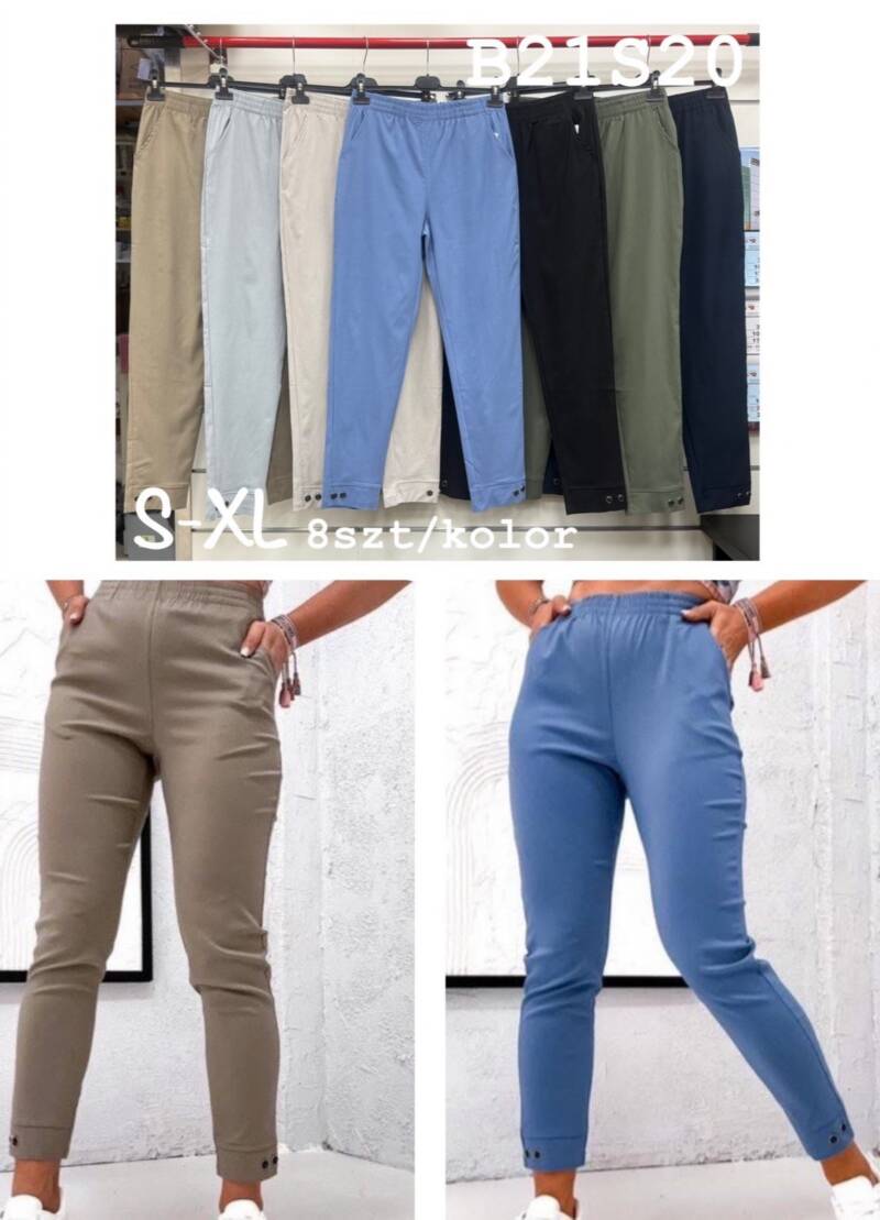 Spodnie damskie Roz S-2XL, Mix Kolor Paczka 8 szt